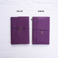 Slim A5 Leather Journal Set (Moleskine notebook)