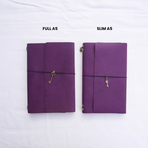 Black A5 Slim Trifold (feat. Moleskine)