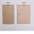 Slim A5 Leather Journal Set (Moleskine notebook)