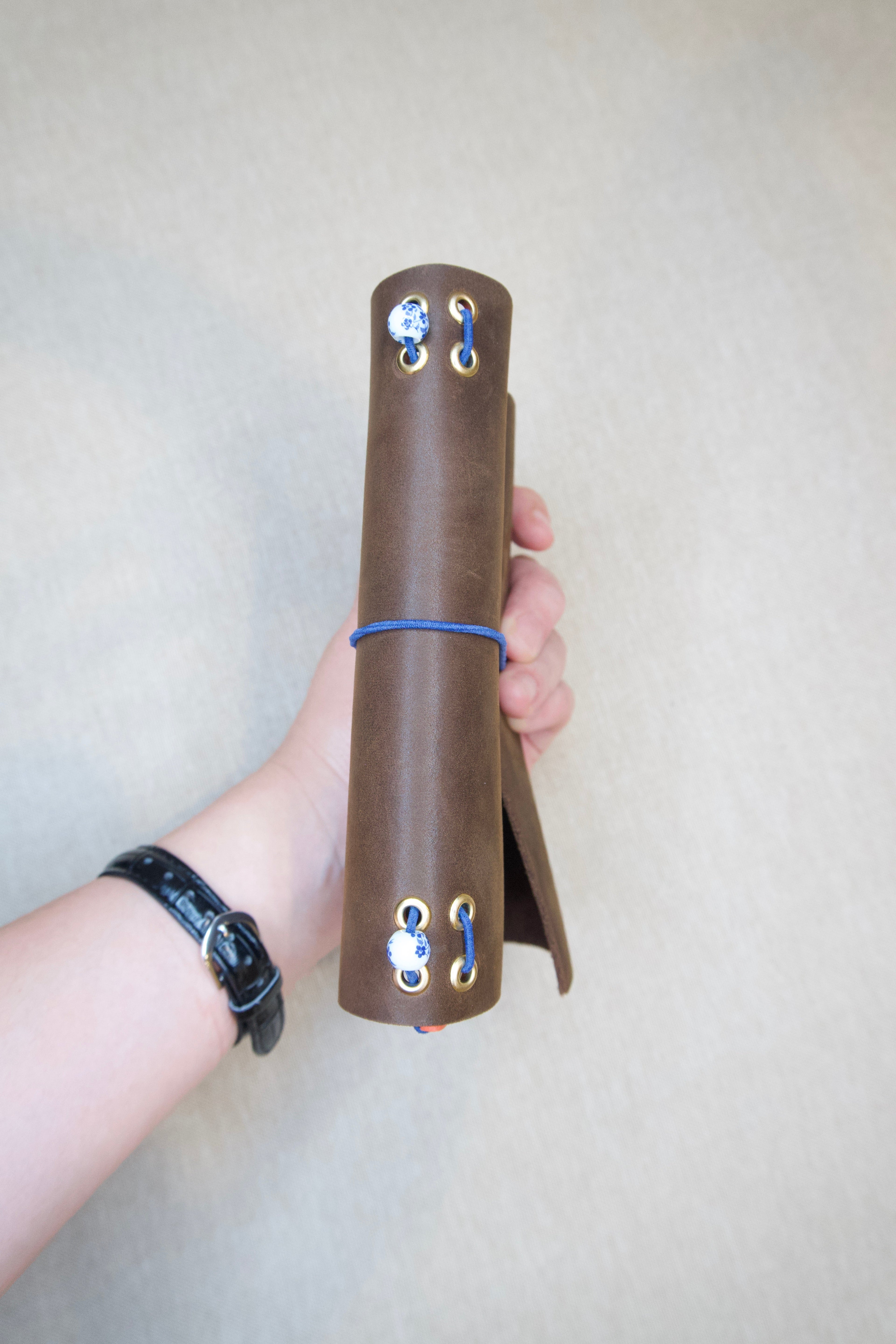 Artisan's Archive: MARI - A6 Leather Journal Set (Brown)