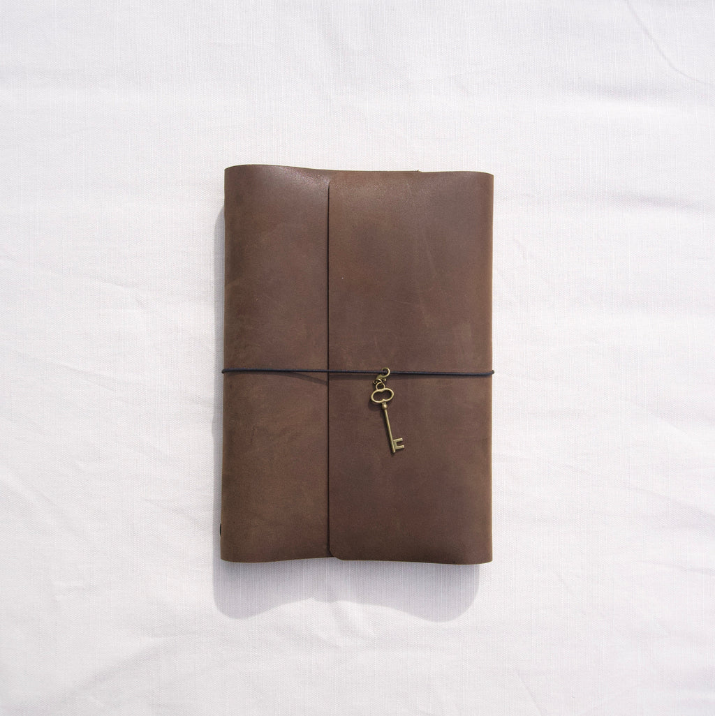 Slim A5 Leather Journal Set (Moleskine notebook)