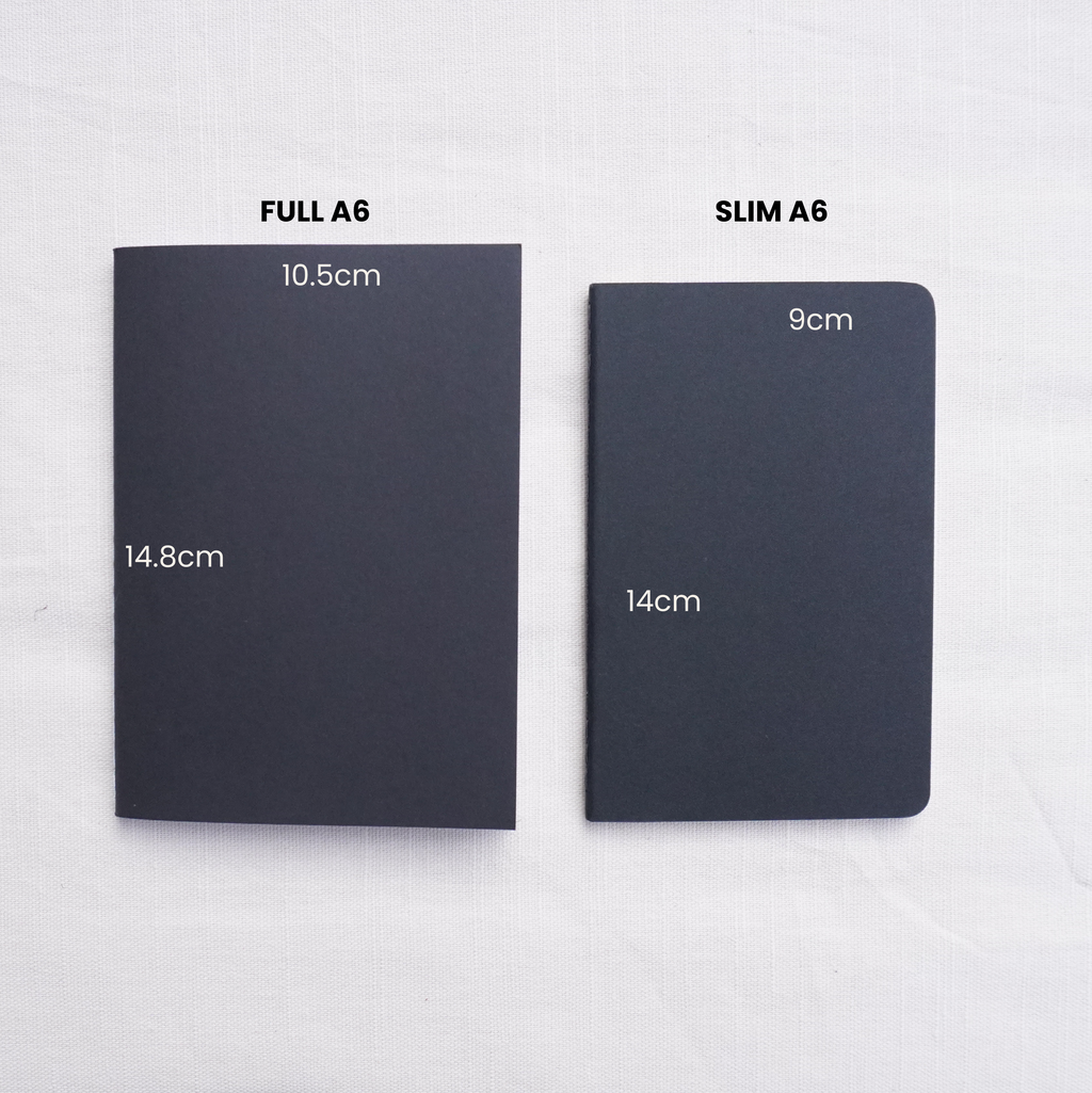 Slim A6 Leather Journal Set (Moleskine Pocket notebook)