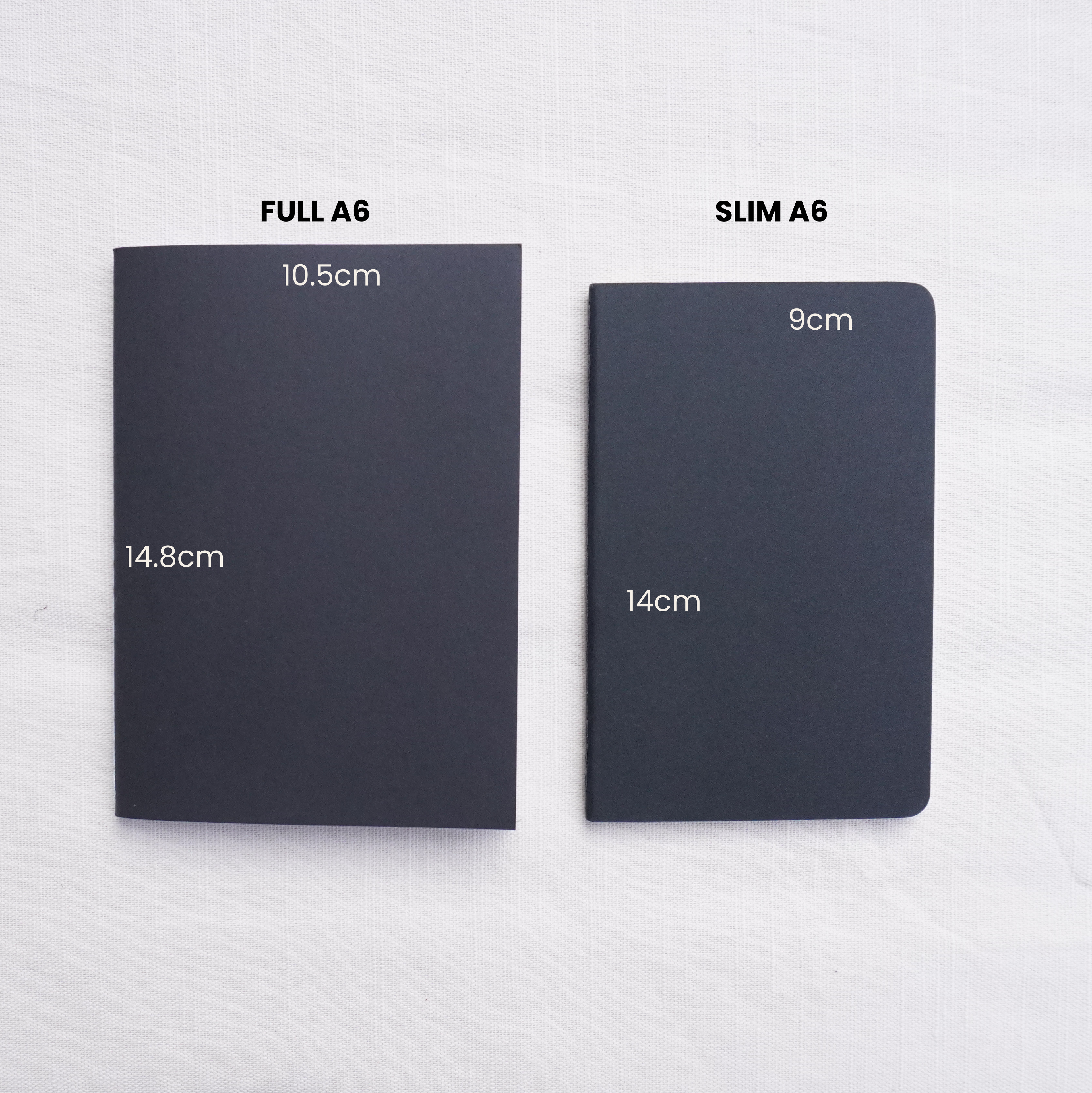 Slim A6 Leather Journal Set (Moleskine Pocket notebook)