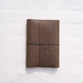 Chocolate Brown Trifold Journal (Medium)